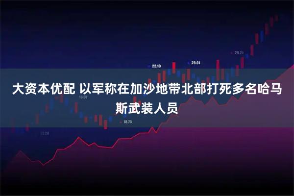 大资本优配 以军称在加沙地带北部打死多名哈马斯武装人员