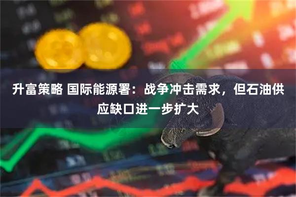 升富策略 国际能源署：战争冲击需求，但石油供应缺口进一步扩大
